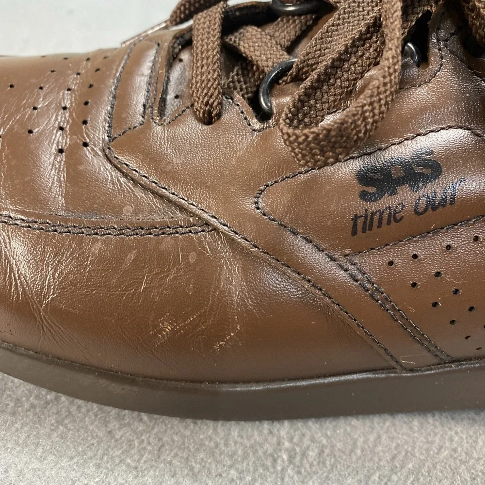Sas Mens Shoes Time Out Antique Walnut Size 11 S Slim Leather With Box USA Made